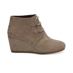 TOMS Taupe Booties